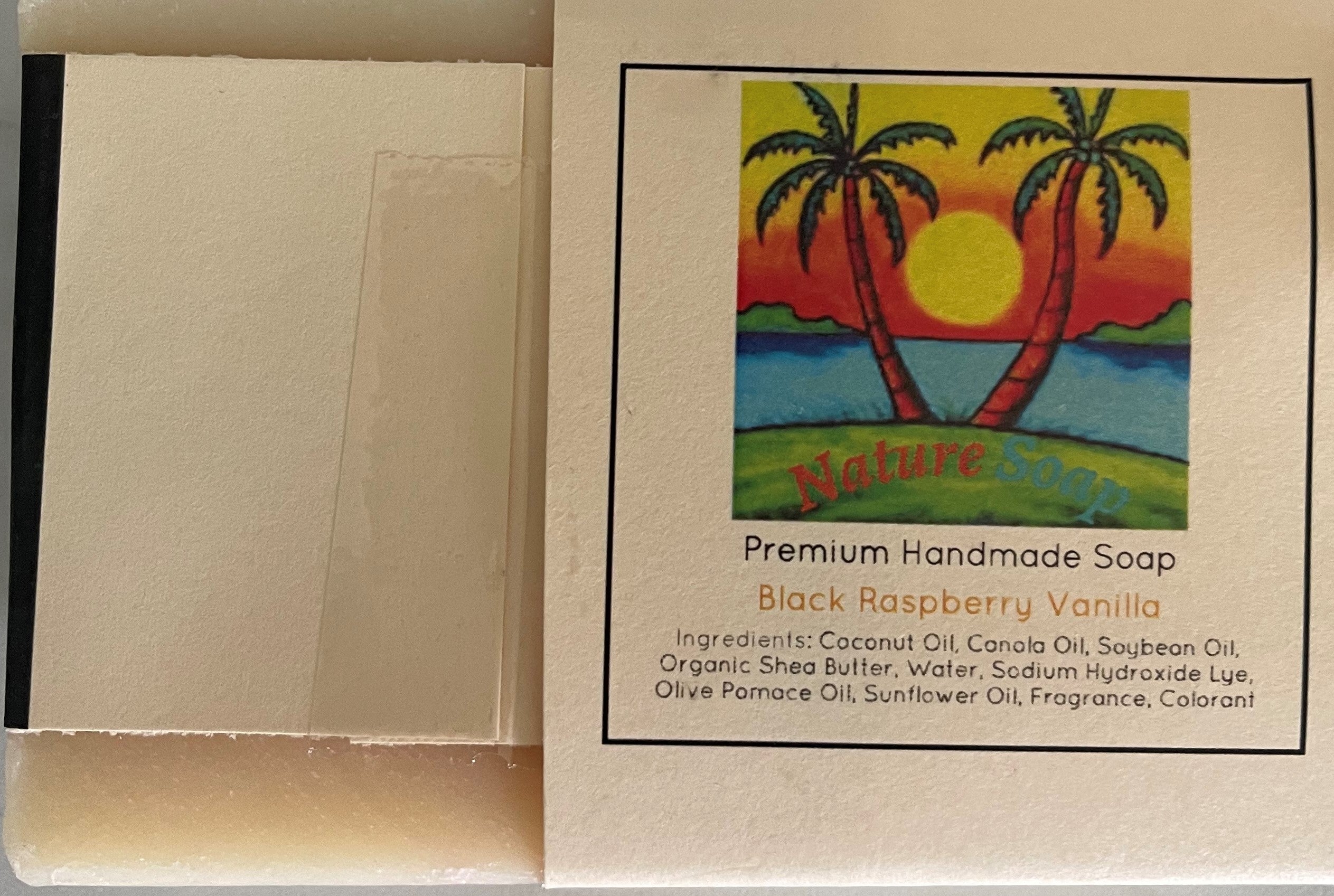 Homemade Lye Soaps-Black Raspberry Vanilla- Family Farm Handcrafts